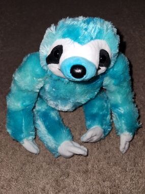 Kellytoy Blue Plush Sloth Stuffed Animal